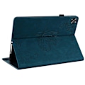 Miniatyrbillede 4 af 5: Tablet Cover til Realme Pad 2 PU Læder Cover Sommerfugl Blomst Præget Kortholder Shell Multicolor Style B