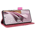 Pikkukuva 4 / 5: Oppo Reno10 Pro+ 5G -laitteelle Hardware Decor Lompakkokotelo PU-nahkainen Käännettävä Jalustakansi Multicolor Style A