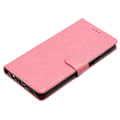 Miniatyrbillede 4 af 5: Læder telefoncover med pung, stativ og praktisk rem til iPhone 14 - Grøn Multicolor Pink