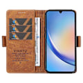 Pikkukuva 2 / 5: YIKATU YK-005 Samsung Galaxy A34 5G -puhelimelle, ihonmyötäinen suojakotelo, jalustallinen PU-nahkalompakko Multicolor Style C