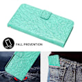 Miniatyrbillede 5 af 5: Til Samsung Galaxy A32 4G (EU Version) Etui Træ Fugl Prægning Læder Wallet Stand Cover Multicolor Style B