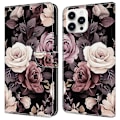 Pikkukuva 1 / 5: iPhone 16 Pro -kotelo PU-nahkainen lompakkokotelo seisontatoiminnolla Multicolor Style A