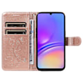 Miniatyrbild 2 av 5: Fodral för Samsung Galaxy A06, blommönstrat PU-läder plånboksfodral Multicolor Style B
