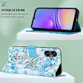 Pikkukuva 4 / 5: YB Pattern Printing Leather Series-4 Samsung Galaxy A15 4G -kotelo PU-nahkainen puhelinlompakkokotelo Multicolor Style B