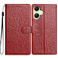 Pikkukuva 1 / 5: Samsung Galaxy A05 4G Nahkainen Puhelinkotelo Lompakko Jalustalla ja Kätevällä Hihnalla - Vihreä Multicolor Red