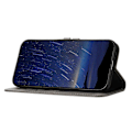 Miniatyrbillede 4 af 5: Til Samsung Galaxy S25 Edge Etui Glad Kat Mønster Præget Læder Wallet Telefon Cover Multicolor Grey
