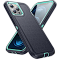 Miniatyrbilde 2 av 5: For iPhone 12/12 Pro Anti-Scratch Deksel TPU+PC Fallbeskyttelse Telefondeksel Multicolor Style D