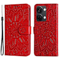 Pikkukuva 1 / 5: OnePlus Nord 3 5G/Ace 2V Auringonkukka Kuvioitu PU Nahkakansi Lompakko Jalustalla Puhelinkotelo Multicolor Style E