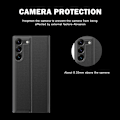 Miniatyrbillede 3 af 5: Til Samsung Galaxy S24 Etui Visningsvindue PU Læder Flip Stand Telefonbeskytter Multicolor Style B
