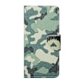 Miniatyrbillede 2 af 5: Mønstertryk Kryds Tekstur Læder Wallet Stand Case til Samsung Galaxy S21 FE Cover Multicolor Style G