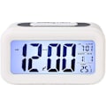 Miniatyrbild 1 av 5: Wake Up Radio Alarm C LED Digital Display Elektronisk temperaturbordslarm C USB Laddning Studentbänk Cs Sun White 13.6x4.6x7.5cm