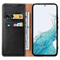 Miniatyrbillede 2 af 5: FIERRE SHANN PU Læder Wallet Folde Stand Telefon Cover til Samsung Galaxy A54 5G Multicolor Style C