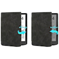 Miniatyrbillede 4 af 5: Etui til PocketBook InkPad Color 2/3 PB743 - Skin-Touch PU Læder E-Reader Cover med Auto Væk/Sov Multicolor Black