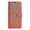 Miniatyrbillede 5 af 5: Til ZTE Blade A35 Lite Etui Litchi Tekstur Stødsikkert Læder Wallet Telefon Cover - Grøn Multicolor Brown