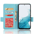 Pikkukuva 2 / 5: Samsung Galaxy A54 5G -puhelimen suojakotelo, lompakko, jalusta, PU-nahka, kaksoismagneettilukko Multicolor Style F