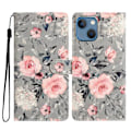 Miniatyrbillede 1 af 5: PU Læder Etui med 3D Mønster og Pung til iPhone 15 Multicolor Style H