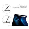 Miniatyrbillede 4 af 5: Til Samsung Galaxy Tab S7 FE/Tab S7+/Tab S8+ Etui Mønsterprint PU Læder Flip Cover med Støttefod Multicolor Style B
