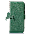 Miniatyrbild 5 av 5: För Huawei Nova Y91 4g/enjoy 60x Phone case Rfid Blocking Läder Litchi Texture Stand Cover Green