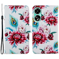 Miniatyrbild 1 av 5: Fodral för Oppo A38 4G Mönstertryckt PU Läder Ställ Plånbok Telefonskydd Multicolor Style I