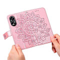 Miniatyrbillede 5 af 5: Til Oppo A38 4G Etui Slankt Anti-drop Pung Stativ PU Læder Cover Multicolor Style E