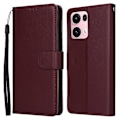 Pikkukuva 1 / 5: Oppo Reno13 Pro 5G -kotelon lompakkoteline PU-nahkainen puhelinkotelo Multicolor Wine Red