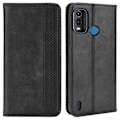 Miniatyrbillede 1 af 5: Til Nokia G11 Plus 4g Auto Lukkende Magnetisk Retro Pu Læder Wallet Case Stand Funktion Telefon Shell Cover Black