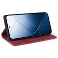 Pikkukuva 2 / 5: GQ.UTROBE 008 -sarja Xiaomi 14 -puhelimelle, RFID-suojattu PU-nahka + TPU-läppäkotelo Multicolor Style B
