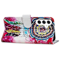 Miniatyrbillede 3 af 5: Til Samsung Galaxy A05s 4G Wallet Case PU Læder Mønster Print Telefon Cover Multicolor Style H