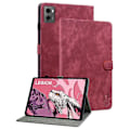 Miniatyrbillede 1 af 5: Cover til Lenovo Legion Y700 (2023)/Tab Gen 2 med præget stativ, PU læder kortholder tabletetui Multicolor Style F