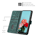 Miniatyrbild 5 av 5: För TECNO Camon 30 Pro 5G Telefonskal Linjer Präglat Anti-Rep PU Läder Ställfodral Multicolor Style D