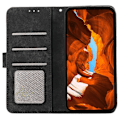 Miniatyrbild 2 av 5: Fodral för Xiaomi 14T Pro Färgskarvning Läder Flip Telefonfodral RFID-blockering Multicolor Style C