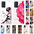 Miniatyrbild 2 av 2: Mönstertryckt Flexibelt TPU-telefonskal för Samsung Galaxy A52 4G/5G/A52s 5G Multicolor Style B
