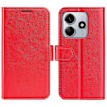 Pikkukuva 1 / 5: Xiaomi Redmi Note 14 5G -lompakkokotelo Crazy Horse -kuvioinen nahkainen puhelinkotelo jalustalla Multicolor Style A