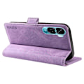Miniatyrbillede 4 af 5: YIKATU YK-005 PU Læder Etui med Støttefod og Pung til Honor 90 Lite 5G/X50i 5G - Hudvenlig Multicolor Style B