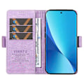 Pikkukuva 2 / 5: YIKATU YK-005 Xiaomi 12 Lite 5G -puhelimelle ihonmyötäinen PU-nahkainen suojakotelo jalustalla ja lompakolla Multicolor Style B