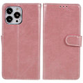 Miniatyrbillede 1 af 5: Kalvetekstur PU læder telefoncover med pung og stativ til iPhone 13 Pro Max Multicolor Style A