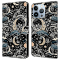 Miniatyrbillede 1 af 5: PU læder flip cover til iPhone 16 Pro Max med ståfunktion Multicolor Style I