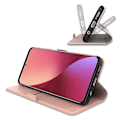 Pikkukuva 3 / 5: Xiaomi Poco M7 Pro 5G -kotelo, iskunkestävä TPU-sisäkuori, nahkainen puhelinkotelo korttipaikalla Multicolor Rose Gold