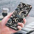 Pikkukuva 5 / 5: iPhone 16 Pro -kotelo PU-nahkainen lompakkokotelo seisontatoiminnolla Multicolor Style E