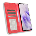 Pikkukuva 2 / 5: Infinix Zero 30 5G Kotelo Retro PU Nahka Jalusta Lompakkokansi Multicolor Style B