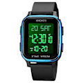 Miniatyrbild 1 av 5: Skmei 1858 Square Digital Dual Display Watch Blue