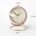 Miniatyrbild 4 av 5: Uppgraderad digital väckarklocka, 4,3-tums LED-skärm med temperatur Större Lound Light Control Portable S-08