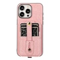 Miniatyrbillede 2 af 5: Style 02 Til iPhone 15 Pro Max Etui Vertikal Flip Korttaske TPU+PU Mobiltelefon Cover Multicolor Style C