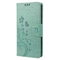 Pikkukuva 5 / 5: Xiaomi Redmi Note 12 Pro+ 5G -puhelimen suojakotelo, PU-nahkaa, kukka- ja perhoskuviointi, lompakkokotelo Multicolor Style C