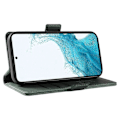 Miniatyrbillede 3 af 5: YIKATU YK-005 Til Samsung Galaxy S21 FE 5G Stand Wallet Case Hud-berørings Læder Telefon Cover Multicolor Style D