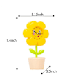 Miniatyrbillede 4 af 4: Vækkeur til soveværelset, blomstervækkeur, skrivebordsur til studerende og boligindretning Red2