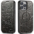 Miniatyrbillede 1 af 5: SUTENI J05 Telefoncover til iPhone 13 Pro Max Kompatibelt med MagSafe PU Læder Stand Wallet Cover Multicolor Style A