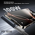 Miniatyrbillede 3 af 5: UC-075-PD Type-C til 3,5 mm Audio DAC AUX Musik + 100W PD Strøm CS201 Chip Adapter til Laptop Tablet P