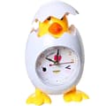 Väckarklocka Tecknad Kycklingägg Shell Desktop Klocka För Barn Present Heminredning White
