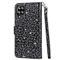 Miniatyrbillede 3 af 5: Flash Powder Lynlåslommepung Flip Læder Telefon Cover med Rem til Samsung Galaxy A12 Multicolor Style A